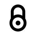 Closed Access Restriction Free Open-Source SVG Icon