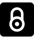 Closed Access Square Free Open-Source SVG Icon