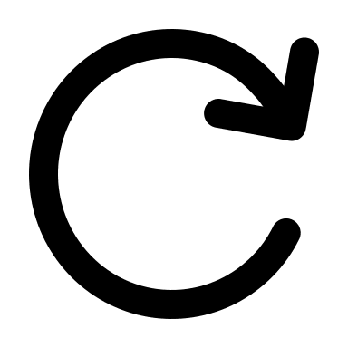 Clockwise Arrow (Akar) Free Open-Source SVG Icon (Akar Icons)