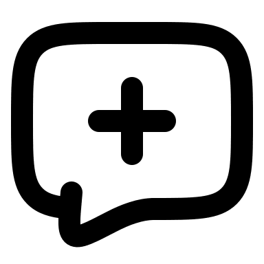 Add Chat Message (Akar Icons) Free Open-Source SVG Icon (Akar Icons)