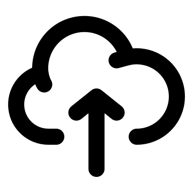 Cloud Upload (Akar Icons) Free Open-Source SVG Icon (Akar Icons)