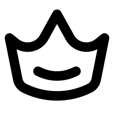 Crown Symbol Free Open-Source SVG Icon (Akar Icons)