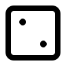 Two Dice (Akar Icons) Free Open-Source SVG Icon