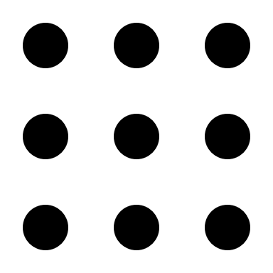 Dot Grid Pattern Free Open-Source SVG Icon (Akar Icons)