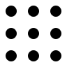 Dot Grid Pattern Free Open-Source SVG Icon