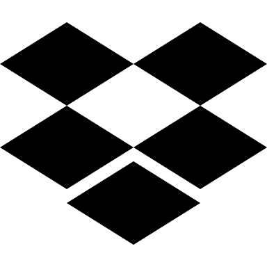 Dropbox File Storage Service (Filled) Free Open-Source SVG Icon (Akar Icons)