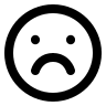 Sad Face Emotion Free Open-Source SVG Icon