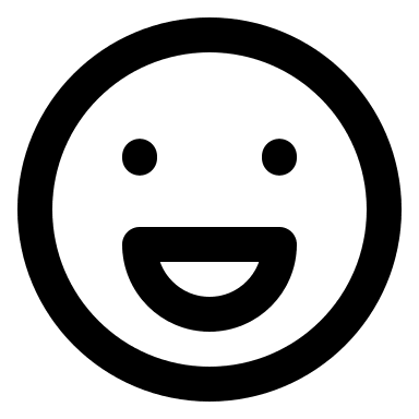 Very Happy Face Free Open-Source SVG Icon (Akar Icons)