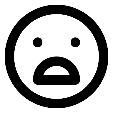 Very Sad Face Emotion (Akar Icons) Free Open-Source SVG Icon (Akar Icons)