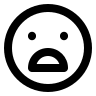 Very Sad Face Emotion (Akar Icons) Free Open-Source SVG Icon