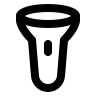 Flashlight (Akar Icons) Free Open-Source SVG Icon