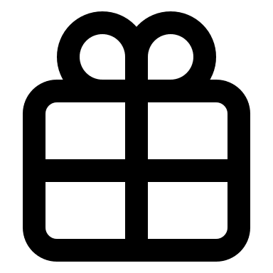 Gift Box Free Open-Source SVG Icon (Akar Icons)