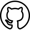 GitHub Outline Logo (Filled) Free Open-Source SVG Icon