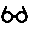 Eyeglasses (Akar Icons) Free Open-Source SVG Icon