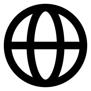 Globe Symbol Free Open-Source SVG Icon (Akar Icons)