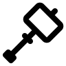 Hammer Tool Free Open-Source SVG Icon