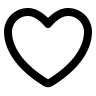 Heart Shape Symbol Free Open-Source SVG Icon