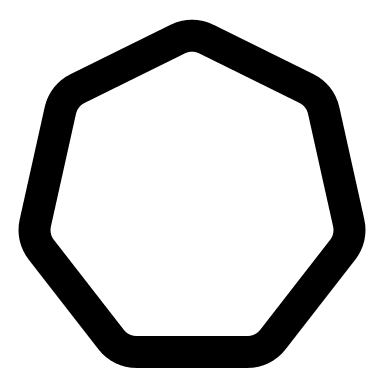 Heptagon Shape Free Open-Source SVG Icon (Akar Icons)