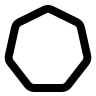 Heptagon Shape Free Open-Source SVG Icon