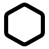 Hexagon Shape Free Open-Source SVG Icon