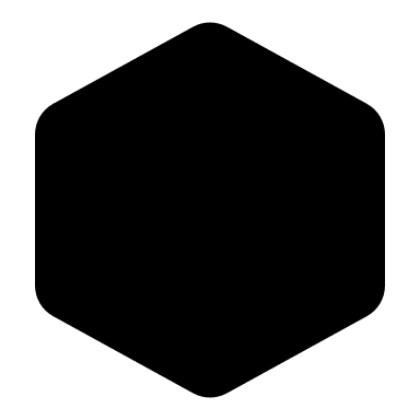 Filled Hexagon Shape (Akar Icons) Free Open-Source SVG Icon (Akar Icons)