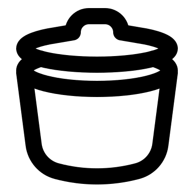 Jar Container Free Open-Source SVG Icon (Akar Icons)