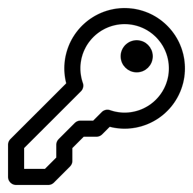 Key Symbol Free Open-Source SVG Icon (Akar Icons)