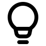 Light Bulb (Akar Icons) Free Open-Source SVG Icon