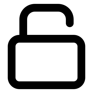 Lock Off Security Feature Free Open-Source SVG Icon (Akar Icons)