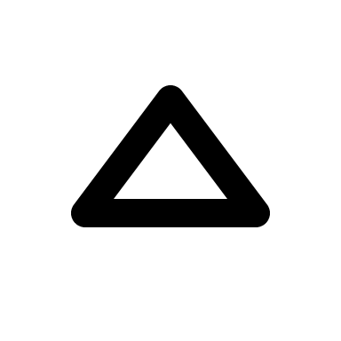 Upward Triangle Shape Free Open-Source SVG Icon (Akar Icons)