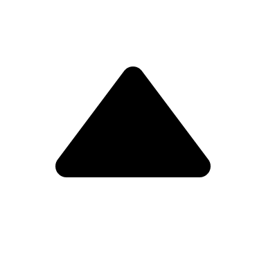 Filled Upward Triangle Free Open-Source SVG Icon (Akar Icons)