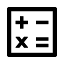 Calculator (Outlined) Free Open-Source SVG Icon