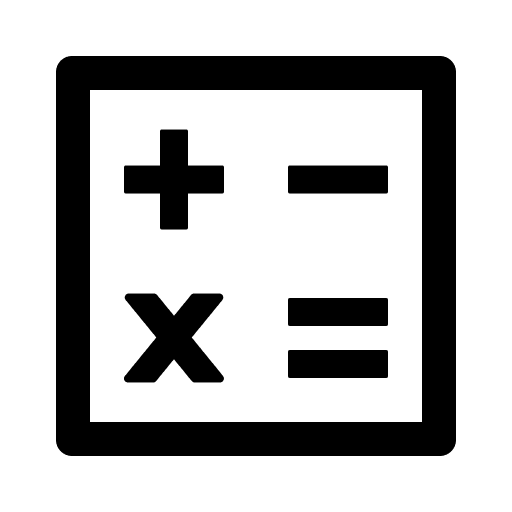 Calculator (Outlined) Free Open-Source SVG Icon (Ant Design Icons)