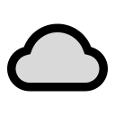 Two-Tone Cloud (Ant Design) Free Open-Source SVG Icon