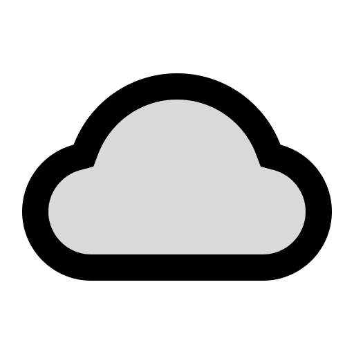 Two-Tone Cloud (Ant Design) Free Open-Source SVG Icon (Ant Design Icons)