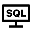 SQL Console (Outlined) Free Open-Source SVG Icon