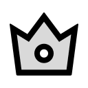 Two-Tone Crown (Ant Design Icons) Free Open-Source SVG Icon