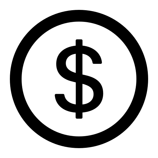 Outlined Dollar Sign Free Open-Source SVG Icon (Ant Design Icons)