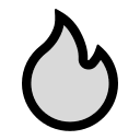 Fire Symbol (Twotone) Free Open-Source SVG Icon