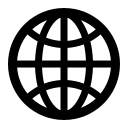 Global Navigation Symbol (Outlined) Free Open-Source SVG Icon