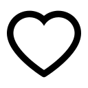 Outlined Heart Shape Free Open-Source SVG Icon