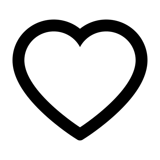 Outlined Heart Shape Free Open-Source SVG Icon (Ant Design Icons)