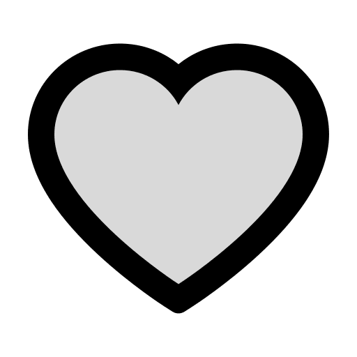 Two-Tone Heart Shape (Ant Design) Free Open-Source SVG Icon (Ant Design Icons)