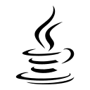 Java Programming Language (Outlined) Free Open-Source SVG Icon