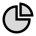 Pie Chart Representation (Twotone) Free Open-Source SVG Icon