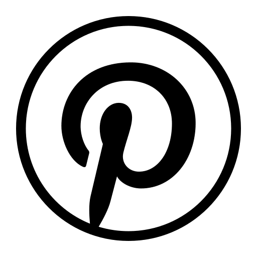 Pinterest Logo (Outlined) Free Open-Source SVG Icon (Ant Design Icons)