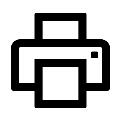 Outlined Printer Device Free Open-Source SVG Icon (Ant Design Icons)