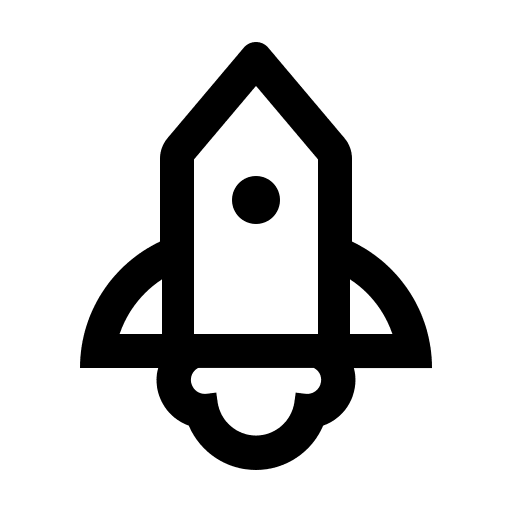 Outlined Rocket Launch Free Open-Source SVG Icon (Ant Design Icons)