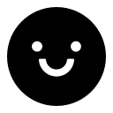 Filled Smile Emotion Free Open-Source SVG Icon