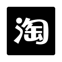 Taobao Square Logo (Filled) Free Open-Source SVG Icon